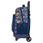 Cartable à roulettes Hot Wheels Speed Club Orange Blue marine 33 X 45 X 22 cm