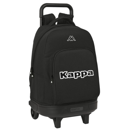 Mochila Escolar con Ruedas Kappa Negro 33 x 45 x 22 cm