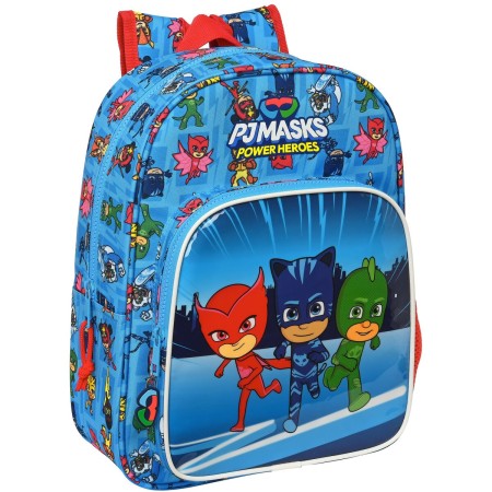 Mochila Escolar PJ Masks Azul 26 x 34 x 11 cm