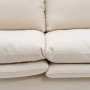 Canapé trois places Beige Viscose 224 x 100 x 94 cm