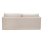 Canapé trois places Beige Viscose 224 x 100 x 94 cm