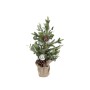 Sapin de Noël Romimex Marron Vert Doré Pomme de pin 35 x 60 x 35 cm