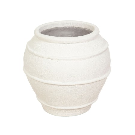 Cache-pot Romimex Blanc Terre cuite 40 x 40 x 40 cm