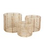 Set de Maceteros Romimex Natural Ratán (3 Piezas)