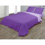 Parure de couette Hosteline VEGAS Mauve Lit 1 persone 2 Pièces