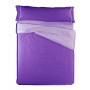 Parure de couette Hosteline VEGAS Mauve Lit 1 persone 3 Pièces