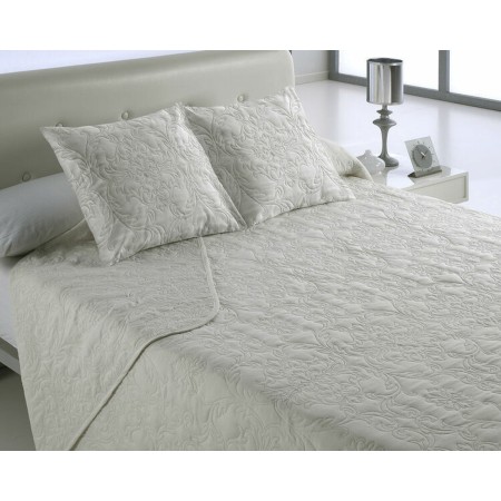 Colcha Hosteline VEGAS Beige Cama de 135 (3 Piezas)