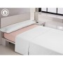 Sábana Bajera Ajustable Happy Home LISOS COTTON Rosa Cama de 105