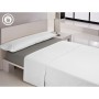 Sábana Bajera Ajustable Happy Home LISOS COTTON Gris Cama de 105