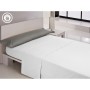 Funda de almohada Happy Home LISOS COTTON Gris Cama de 90 144 Hilos 90 cm