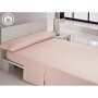 Jeu de draps Hosteline IRIS PREMIUM Rose Gran lit 2 persones