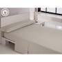 Jeu de draps Hosteline IRIS PREMIUM Gris perlé Lit king size