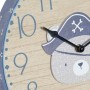 Horloge Murale DKD Home Decor Ours Pirate (31 x 4 x 31 cm)