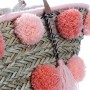 Sac DKD Home Decor Rose Corail Pompons