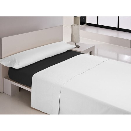 Sábana Bajera Ajustable Happy Home MIX COLORS Negro Cama de 135