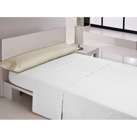 Funda de almohada Happy Home MIX COLORS Beige Cama de 150/160 144 Hilos 45 x 80 cm (2 Unidades)