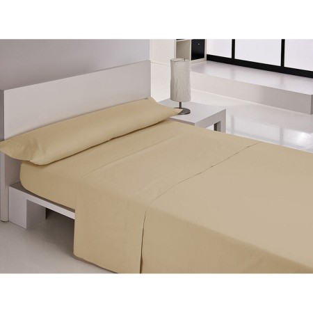 Jeu de draps Carla Rubini DENVER Beige Lit 1 persone