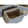 Boîte Décorative DKD Home Decor Bois Boho (3 pcs) (43 x 28 x 23 cm)