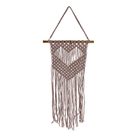 Décoration Suspendue DKD Home Decor Coton Bambou (30 x 1 x 73 cm)