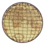 Décoration murale DKD Home Decor Mappemonde Métal Bois MDF Loft