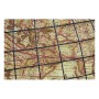 Décoration murale DKD Home Decor Mappemonde Métal Bois MDF Loft