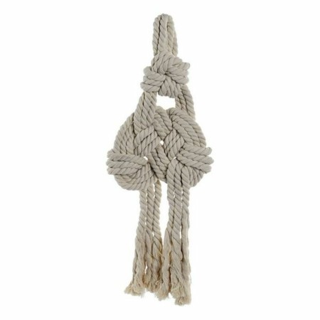 Décoration murale DKD Home Decor Coton Corde Tressée Boho