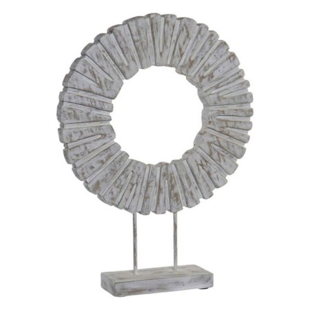 Figurine Décorative DKD Home Decor Cercles Bois de manguier (43 x 10 x 58 cm)
