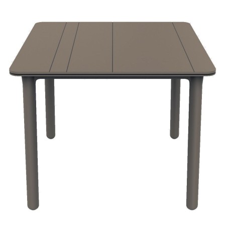 Table Garbar Noa Marron polypropylène 90 x 90 x 74 cm 90 x 74 x 90 cm