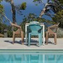 Chaise de jardin Garbar Delta Blanc polypropylène 53 x 80 x 55 cm 53 x 55 x 80 cm 4 Unités (4 Pièces)