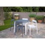 Chaise de jardin Garbar Elba Gris foncé polypropylène 50 x 53 x 80 cm 4 Unités (4 Pièces)