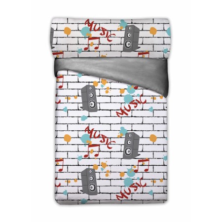 Juego de funda nórdica Hosteline YOUNG Gris Cama de 90 3 Piezas