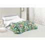 Juego de funda nórdica Hosteline CACTUS Blanco Cama de 150 3 Piezas