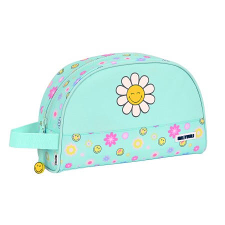 Trousse de Toilette Smiley Summer Fun Turquoise 28 x 18 x 10 cm