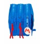 Trousse Fourre-Tout Triple Super Mario Play Bleu Rouge 21,5 x 10 x 8 cm
