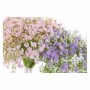 Bouquets DKD Home Decor PVC Plastique Avec tissu (2 pcs)