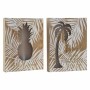 Lampe DKD Home Decor Tropical Lumière LED (2 pcs) (20 x 3 x 26 cm)