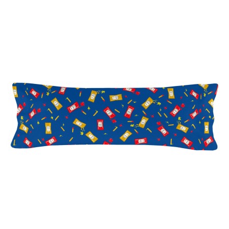 Taie d'oreiller HappyFriday Baleno Teen Blue Hotdog Multicouleur 45 x 110 cm