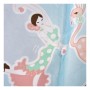 Rideau de Douche DKD Home Decor Flamenco Polyester (180 x 200 cm)