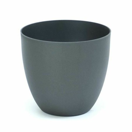 Pot Plastiken  Ø 38 x 33 cm Rond Plastique Multicouleur Gris foncé