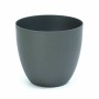 Pot Plastiken  Ø 38 x 33 cm Rond Plastique Multicouleur Gris foncé