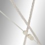 Miroir mural DKD Home Decor FORMENTERA Macramé (35 x 100 cm)