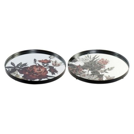 Miroir mural DKD Home Decor Métal (2 pcs)