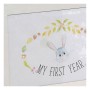 Cadre photo DKD Home Decor My Firts Year Verre Lapin Bois MDF (45 x 1 x 35 cm)