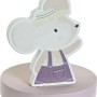 Lampe de bureau DKD Home Decor Polyester Métal Lapin Bois MDF (23 x 38 cm)