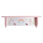 Étagère DKD Home Decor Unicorn Rose Blanc Bois MDF (50 x 13 x 16,5 cm)