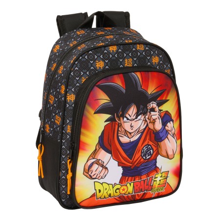 Mochila Escolar Dragon Ball Negro 27 x 33 x 10 cm