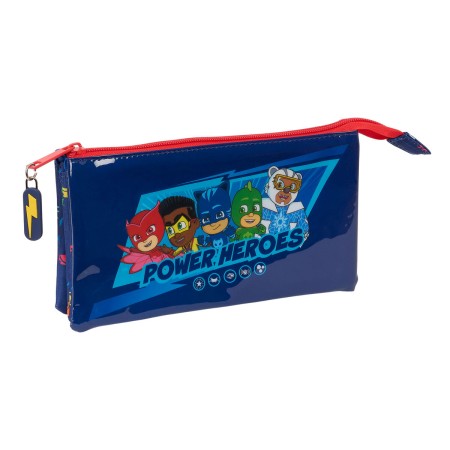 Portatodo Triple PJ Masks Ready Azul marino 22 x 12 x 3 cm