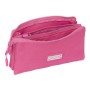 Portatodo Triple Munich Basic Fucsia 22 x 12 x 3 cm