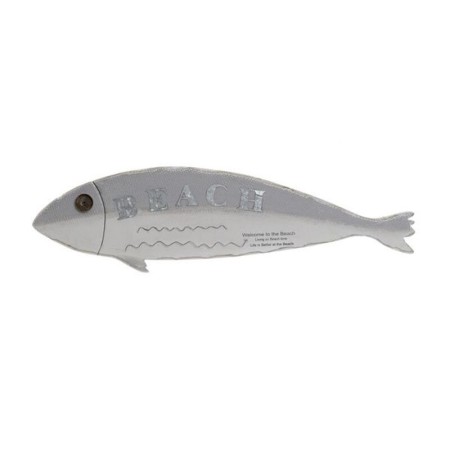 Décoration murale DKD Home Decor Beach Bois méditerranéen Poisson
