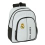 Mochila Escolar Real Madrid C.F. 24/25 Blanco Gris 28 x 34 x 10 cm